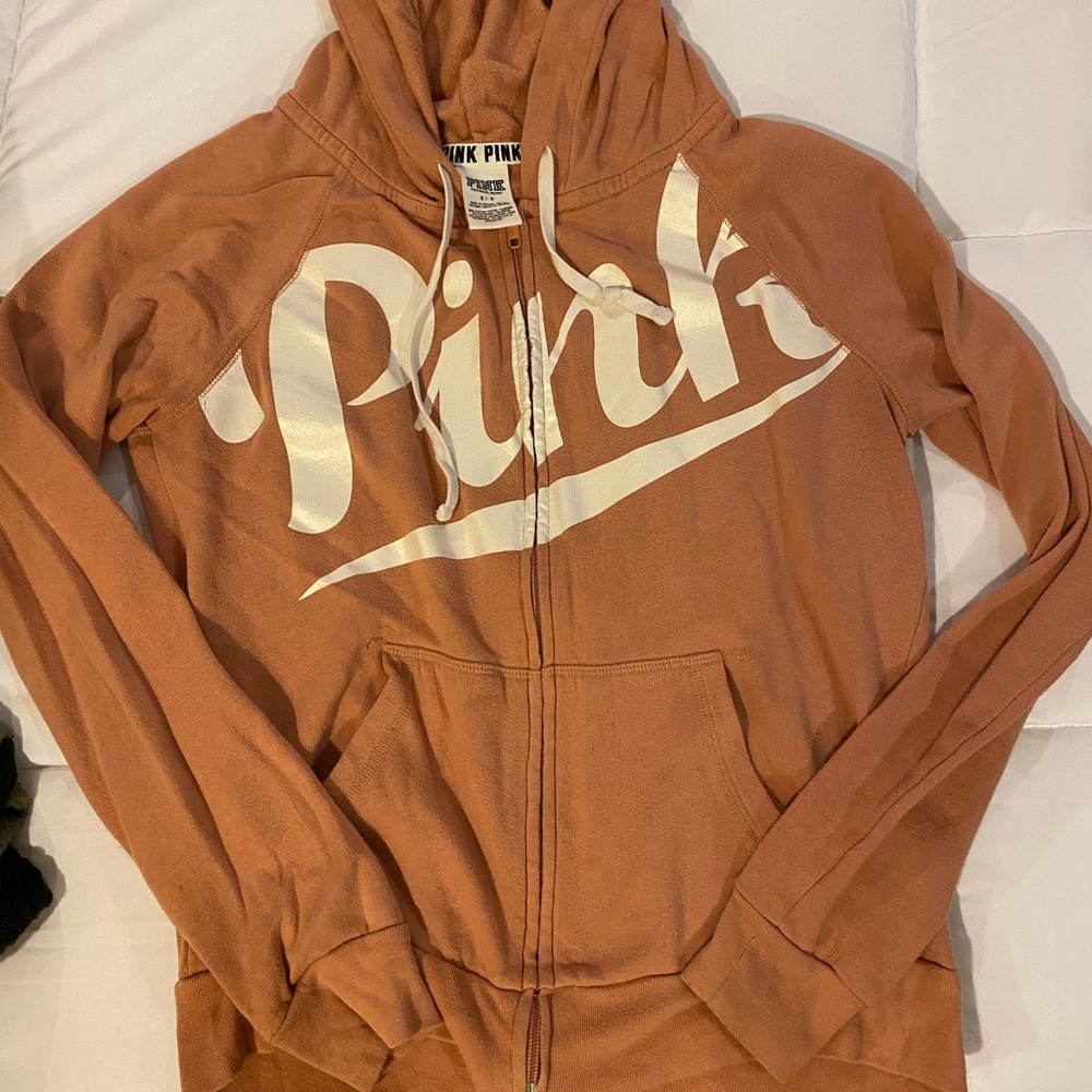 Pink zip up jacket